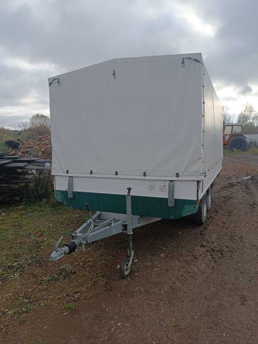 Przyczepka samochodowa z plandeką 410x200