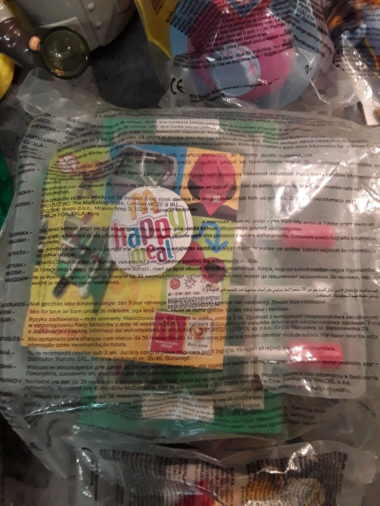 Brinquedos do Happy Meal