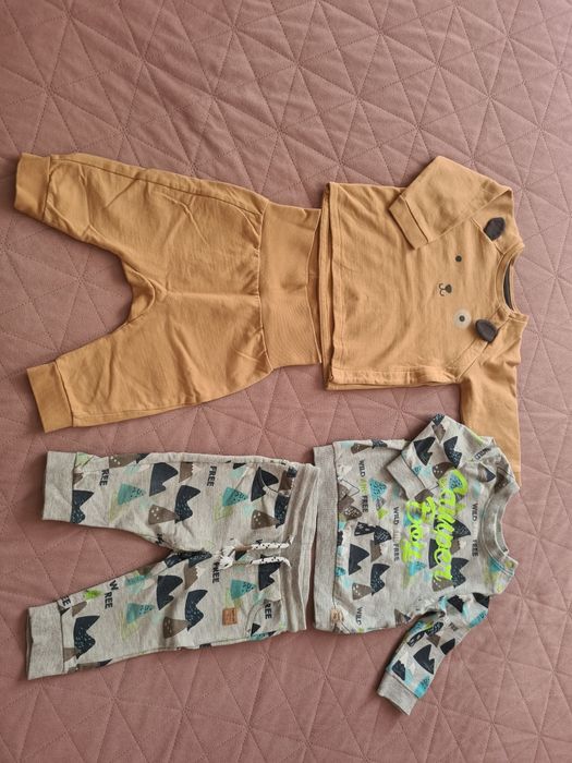 2 komplety H&M i Coccodrillo rozmiar 68 cm