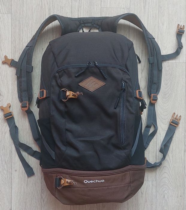 Рюкзак б/у универсальный 30 л nh 500 QUECHUA (France), с дождевиком
