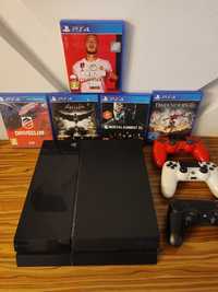 [PS4] Konsola PlayStation 4 1TB + 3 Pady + 5 Gier