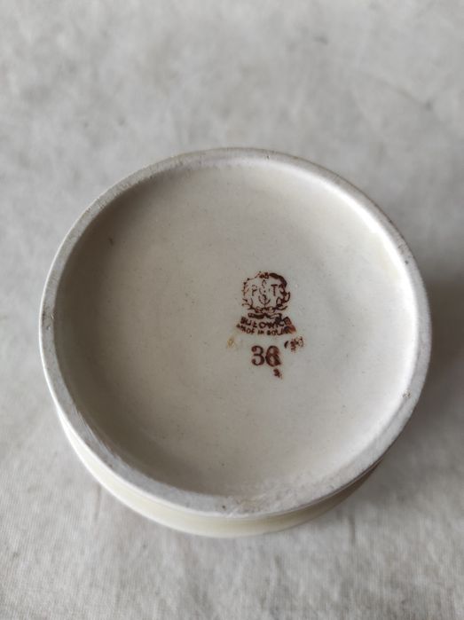 Kubki barowe porcelit Tułowice 3 sztuki okres PRL