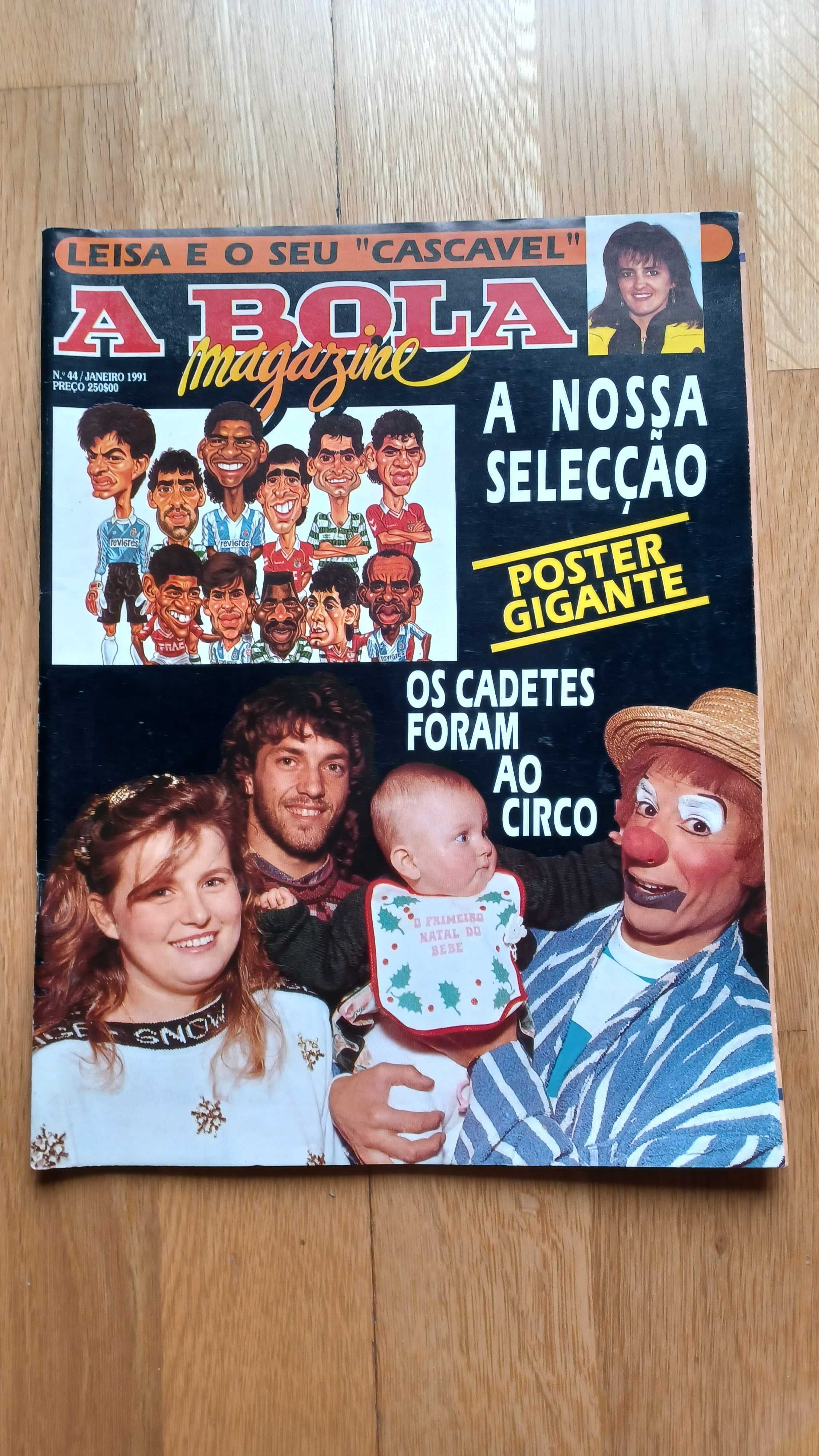 Revista "A Bola" - janeiro de 1991