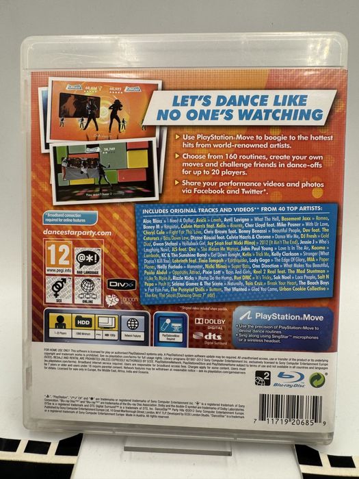 DanceStar Party Hits Ps3 Gwarancja