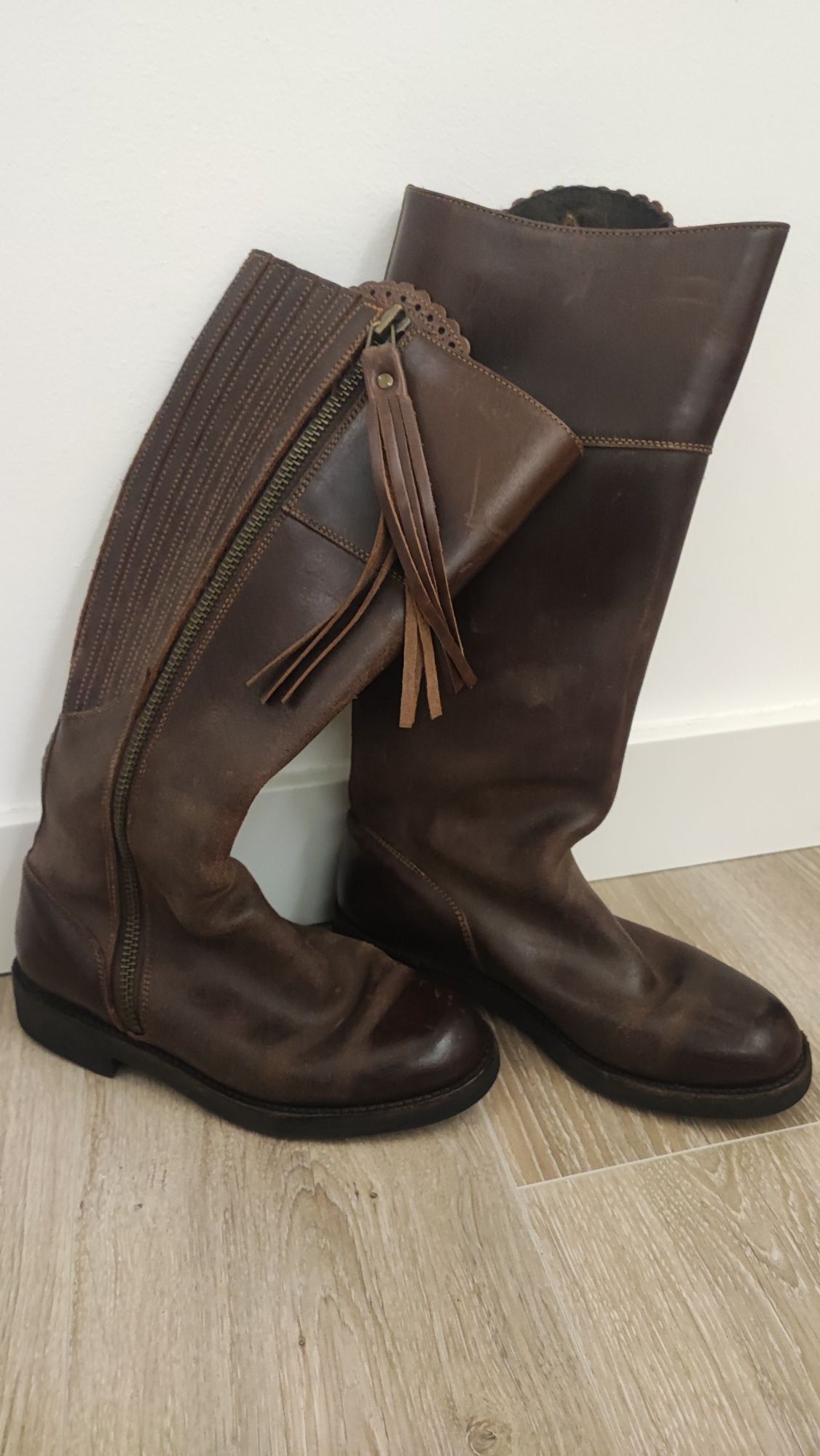 Botas El Estribo em Pele