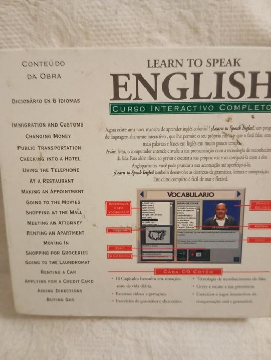 10 CD para curso inglês