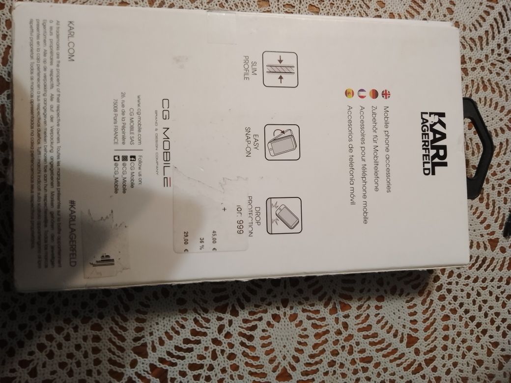 Karl Lagerfeld etui na iPhone Xs Max