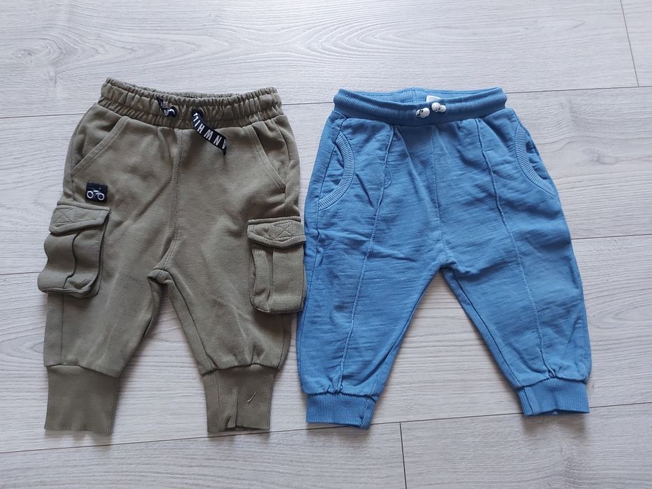Joggery dresy chłopięce zara reserved r.74,80