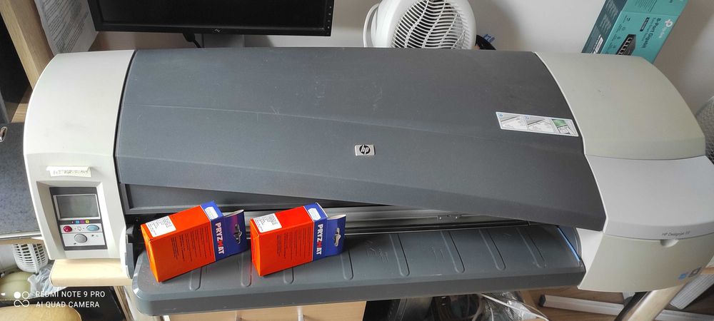 Ploter HP Designjet 111 na części, plus tusze, cena 10 zł + VAT