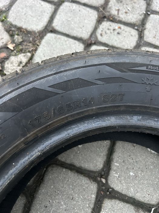 Opony zimowe Nexen 175/65/14 BDB 6-7mm 2022r cena za komplet!