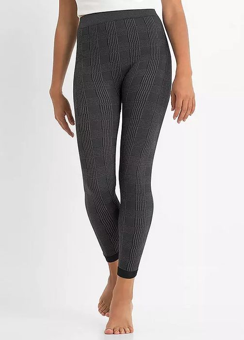 B.P.C legginsy termiczne w kratę ^40/42