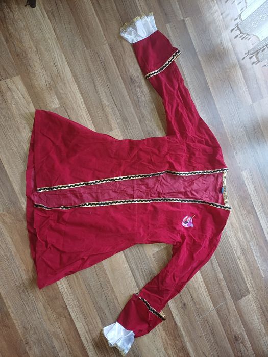 Kapitan Hak S M Disney przebranie peleryna czerwona pirat 170