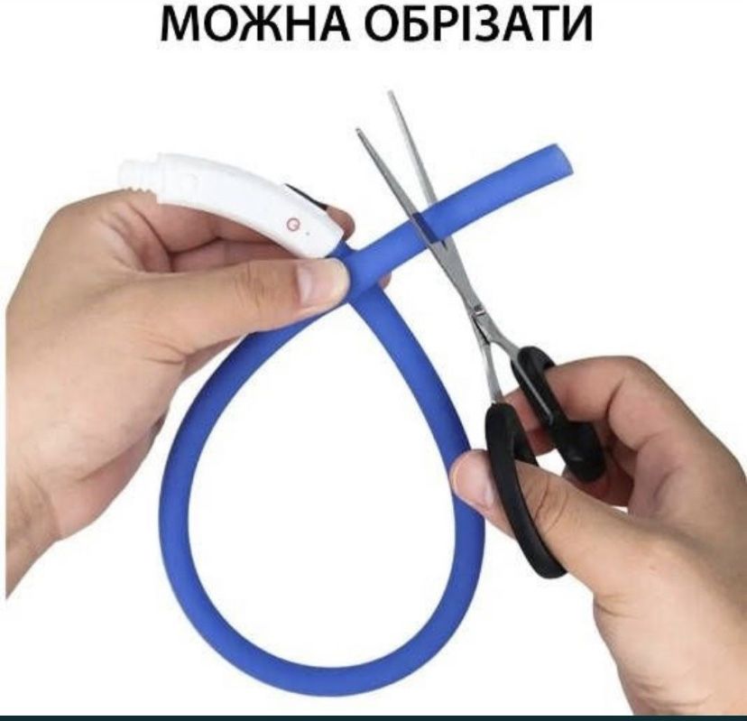 Светящийся LED ошейник для собак 35см,50см  с USB зарядкой