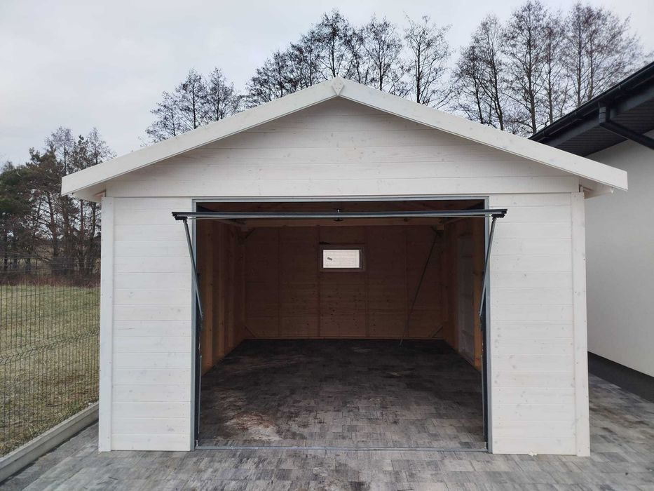 Garaż Drewniany "Puchacz" 4x5m