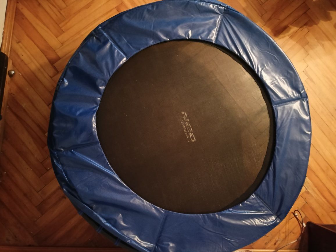 Trampolina fitness z raczka