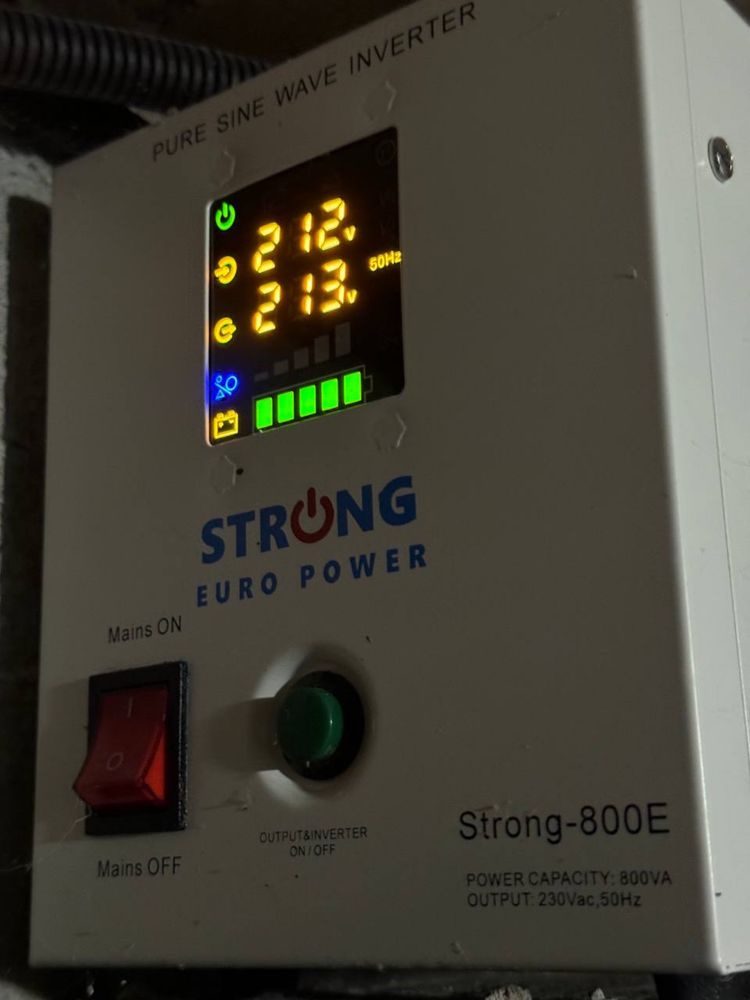 Источник бесперебойного питания(UPS)Strong Euro Power 800E/VA/500W 12V