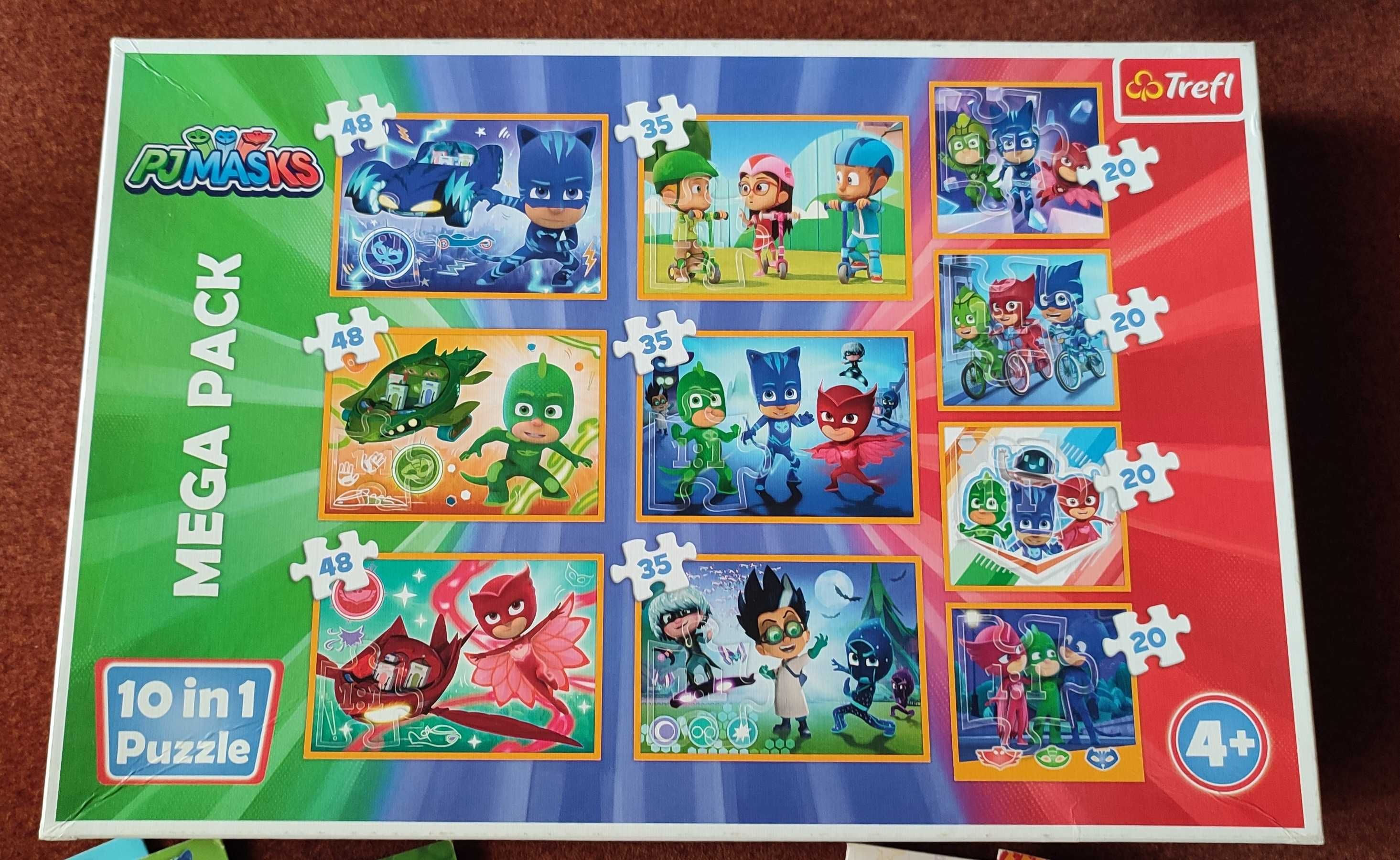 Pidżamersi - zestaw puzzle plus książeczki i kolorowanki