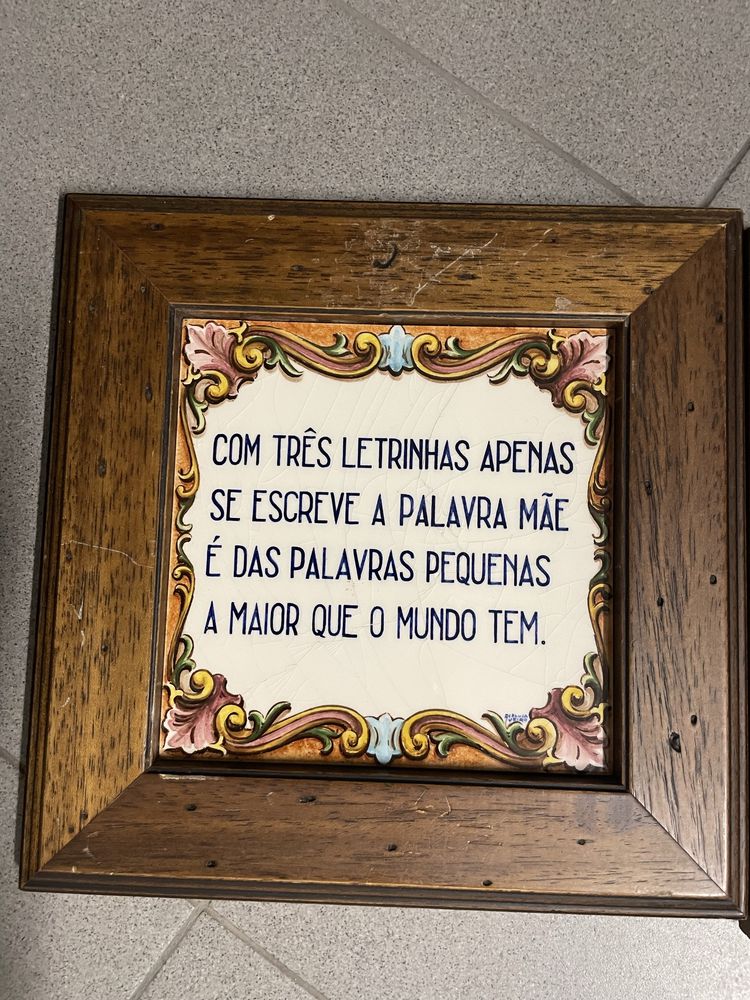 Quadros com azulejo