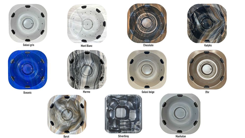 Wanna ogrodowa Wanny spa Wanna z hydromasażem Balia Wanna zewnętrzna