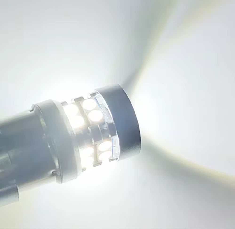 LED P21w 12/24v Branco e vermelho