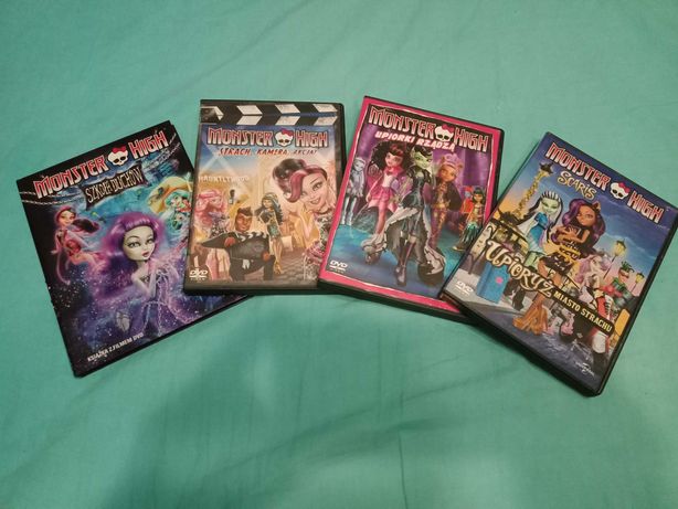 Kolekcja filmów Monster High 8 sztuk