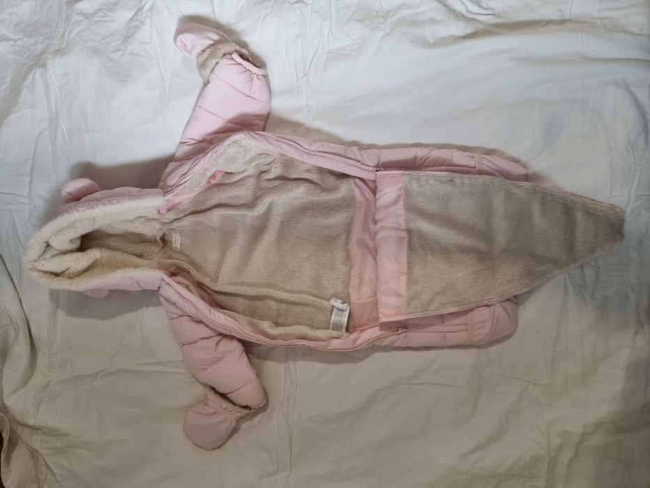 Kombinezon zimowy dla dziewczynki rozmiar 74