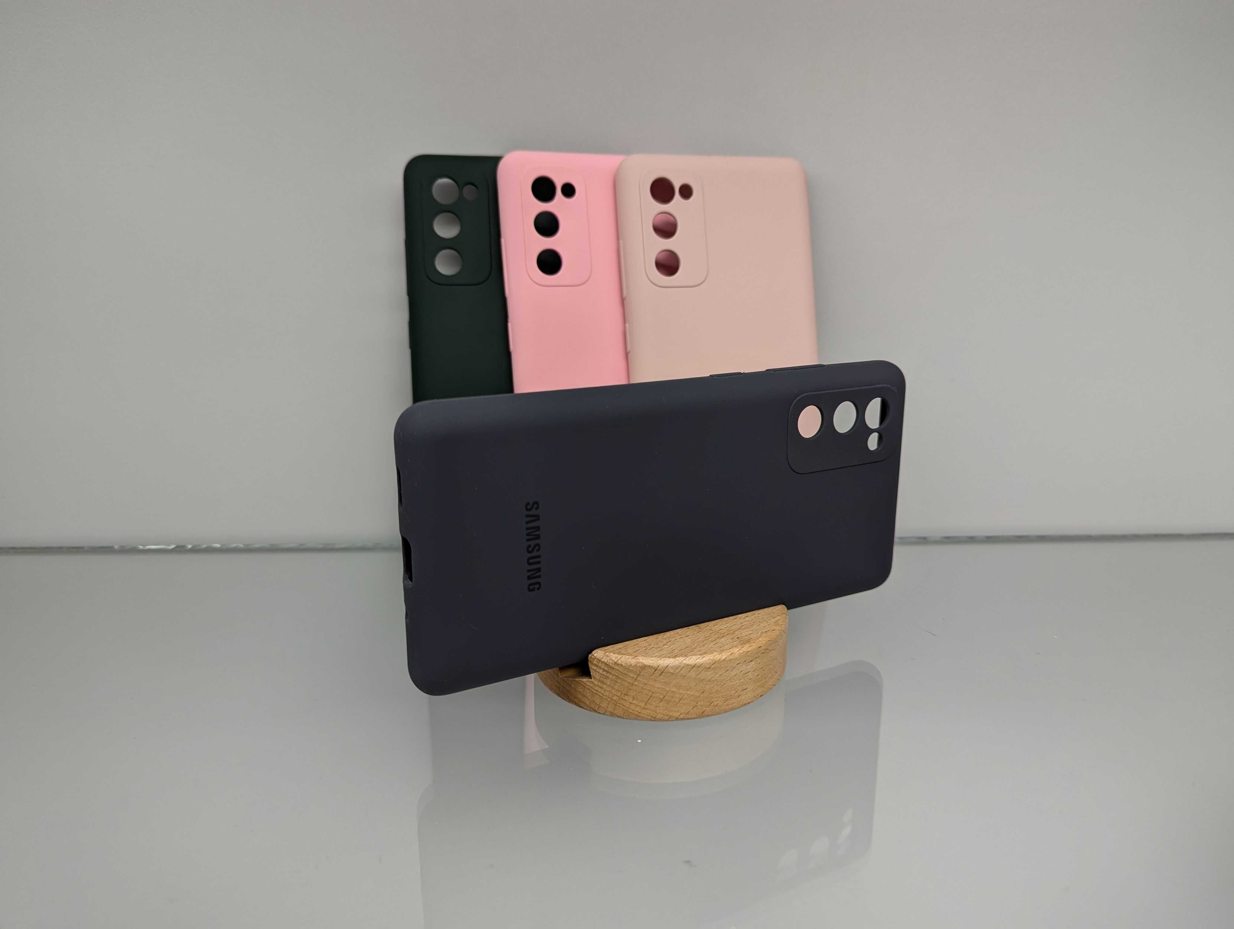 Топ! Samsung S20 FE Премиум софт тач с логотипом чехол чохол