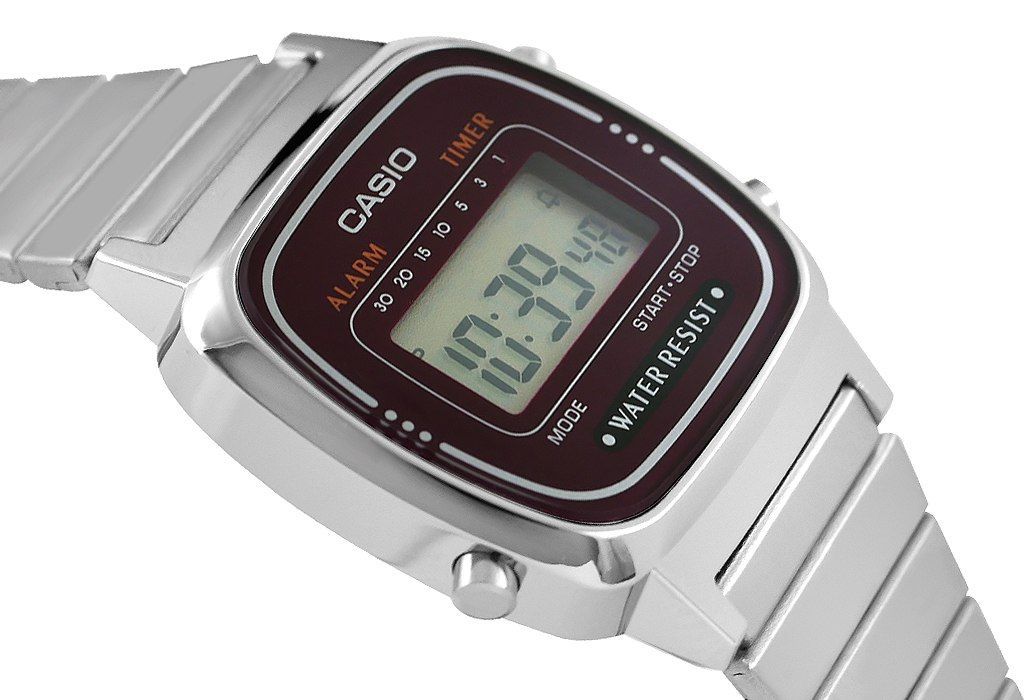 zegarek damski casio la670wa-4df + box