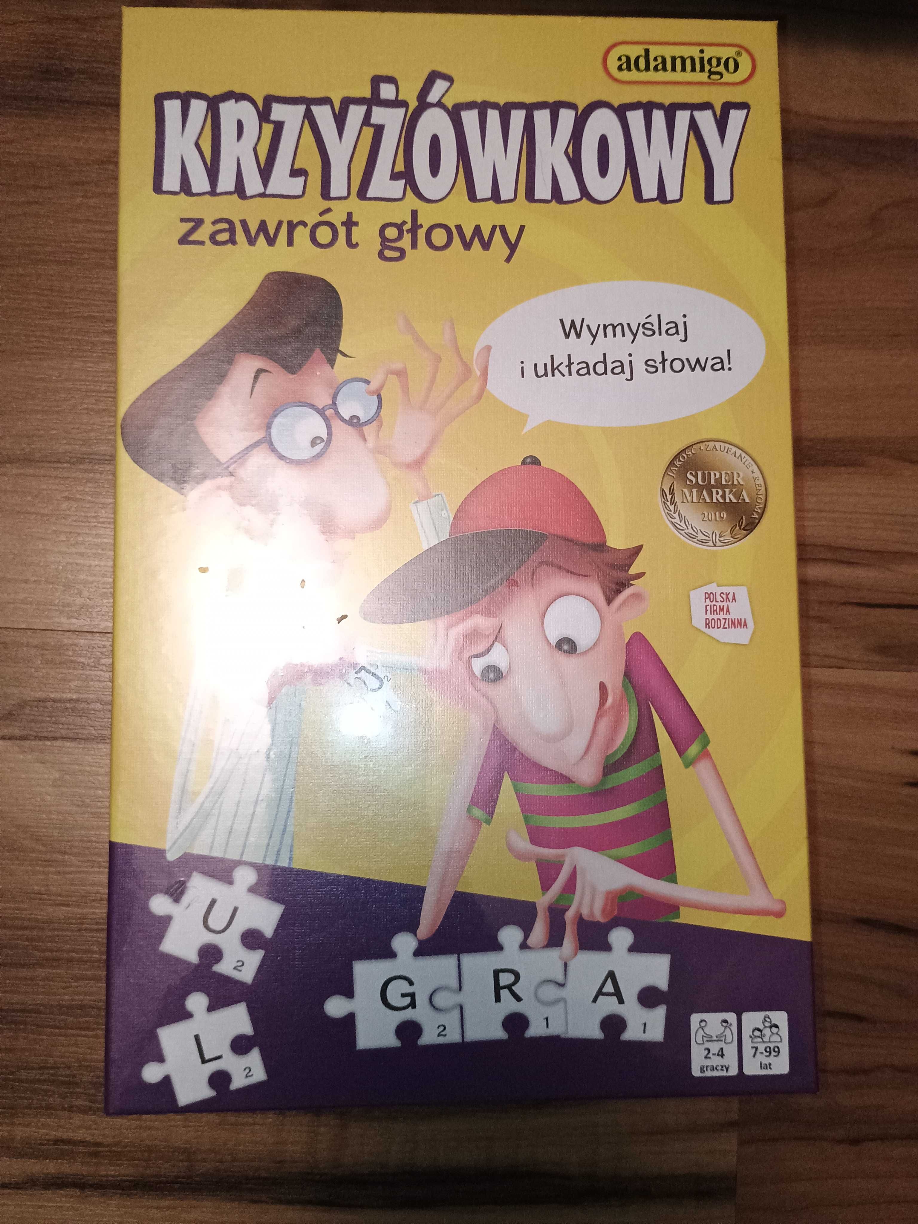 Krzyżówkowy zawrót głowy - gra puszkowa