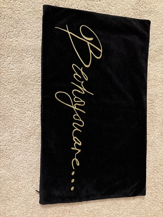 2 x Fronha preta veludo IKEA