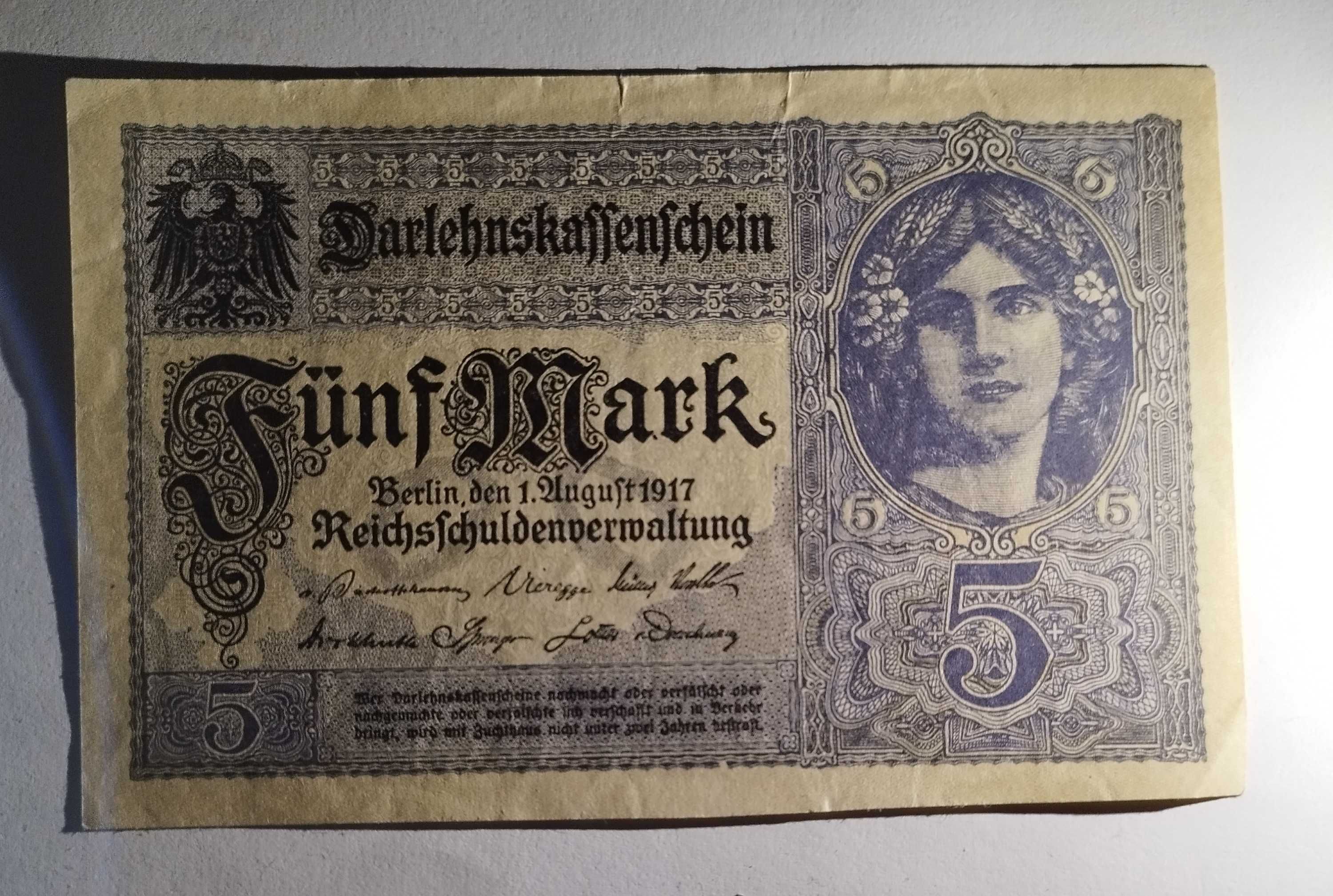 Kolekcja Banknot stare marki niemieckie 1922 do 1934