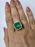 Кольцо с Изумрудом 16,44 ct. GIA