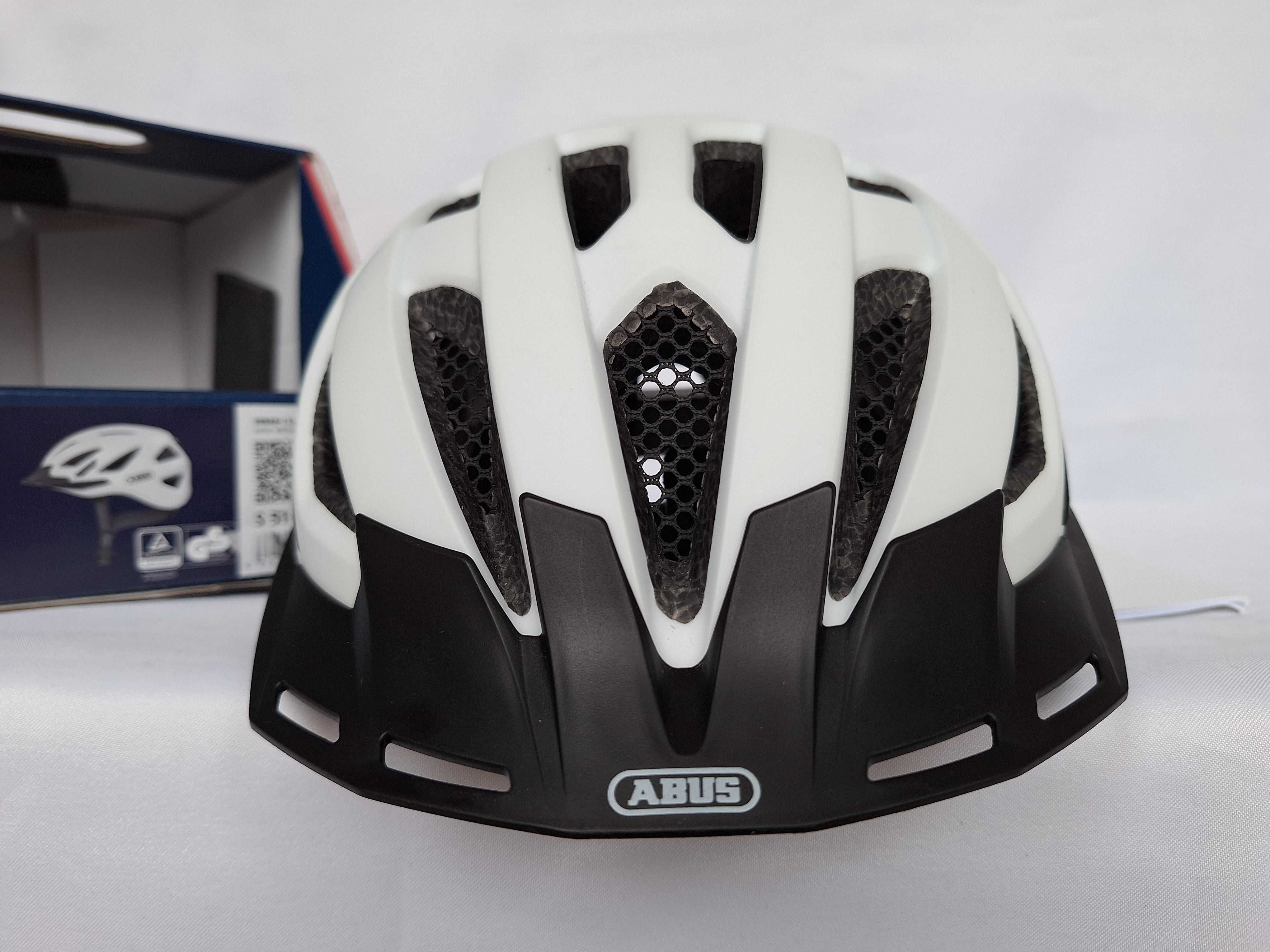 Kask rowerowy Abus Urban-I 3.0 LED Polar White S 51-55cm