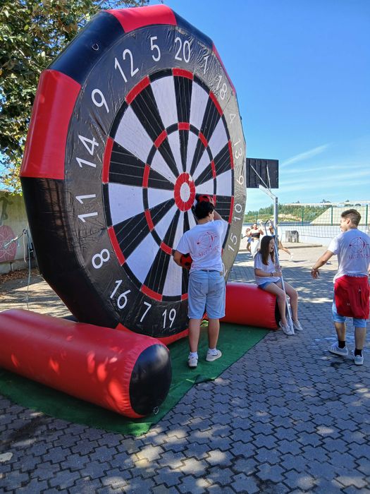 Air bungee, insufláveis, varredora, torre escalada, insuflável gigante