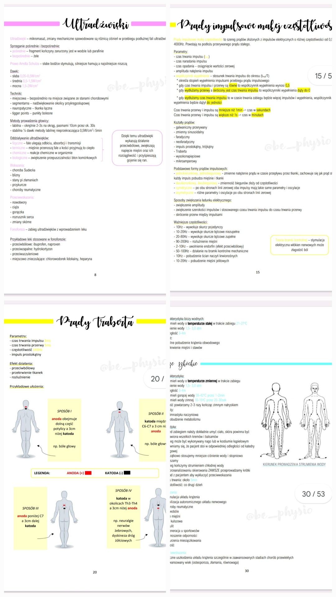 Notatki fizjoterapia anatomia fizykoterapia medycyna fizykalna