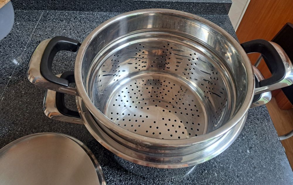 Panela multifuncional com opção vapor