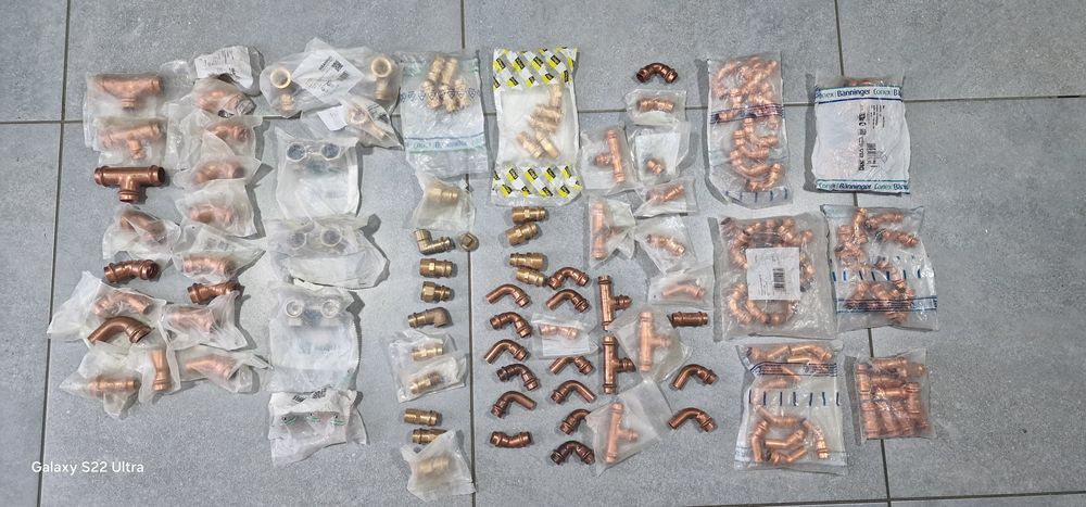 Kształtki i złączki miedziane zaciskowe Viega