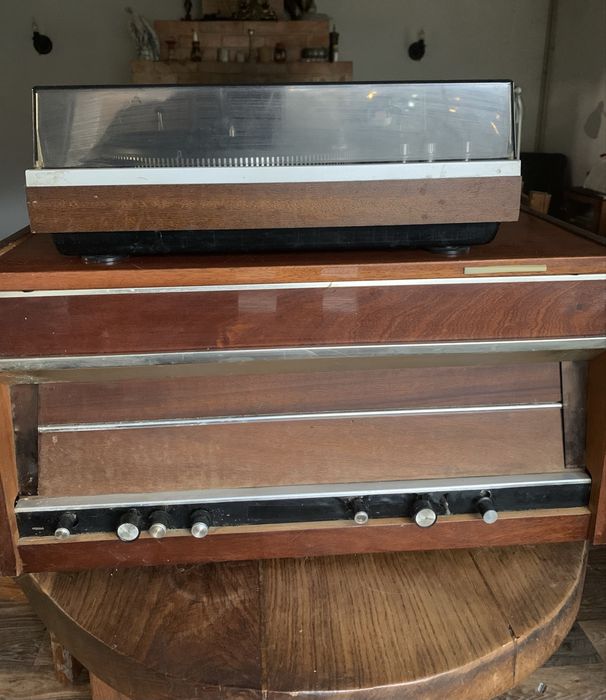 Вініловий програвач Radiotehnika, ламповий підсилювач, колонки