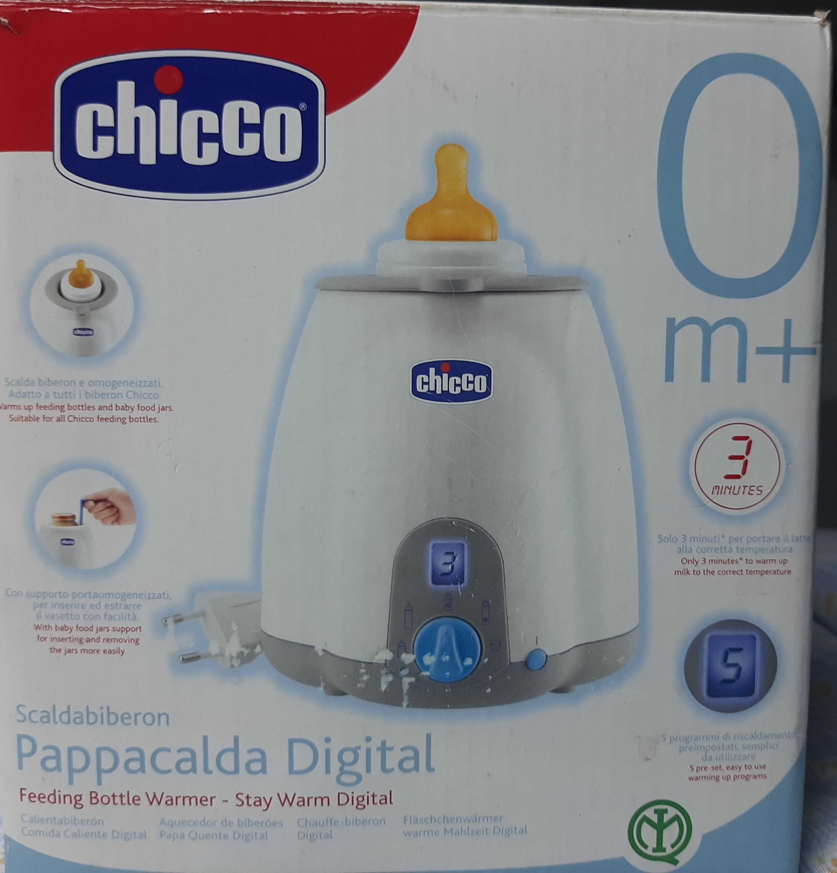 Aquecedor de biberões/frascos de papa Chicco
