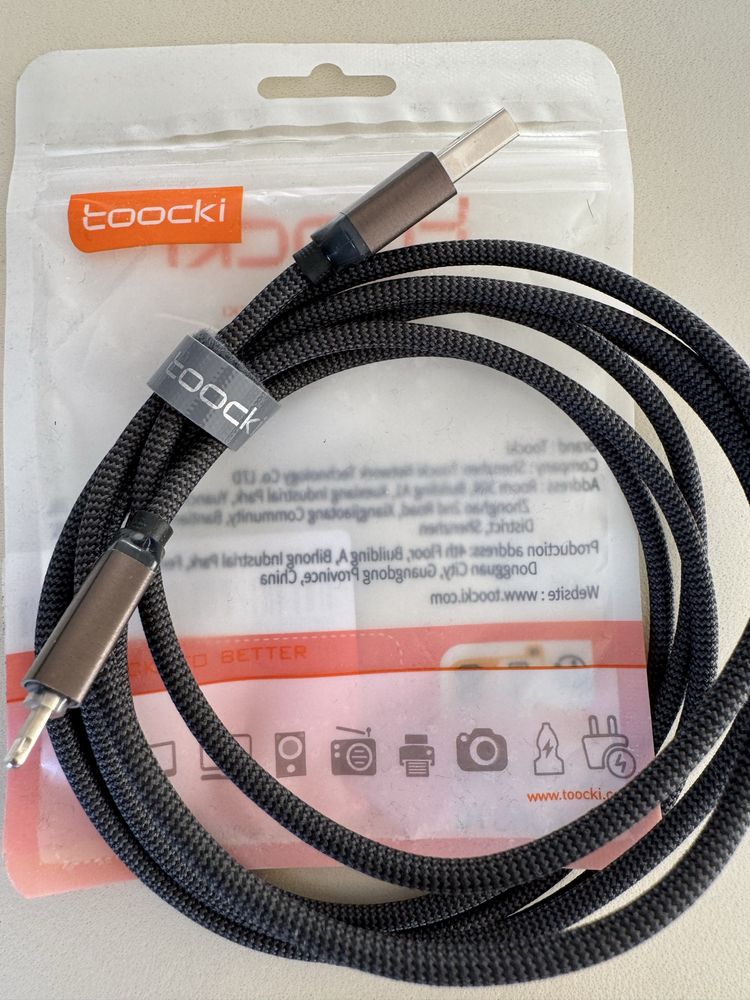 TOOCKI Kabel Usb- A Lighting 2 metry NOWY