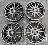 18"  4x108 4szt et18 felgi Peugeot Citroen czarne tuning sport