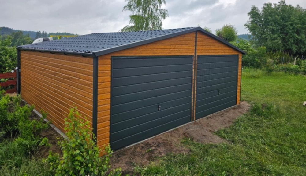 Garaż blaszany 4x6 6x5 6x5,80 6x6 7x6 8x6 9x5 9x6 - PRODUCENT Premium!