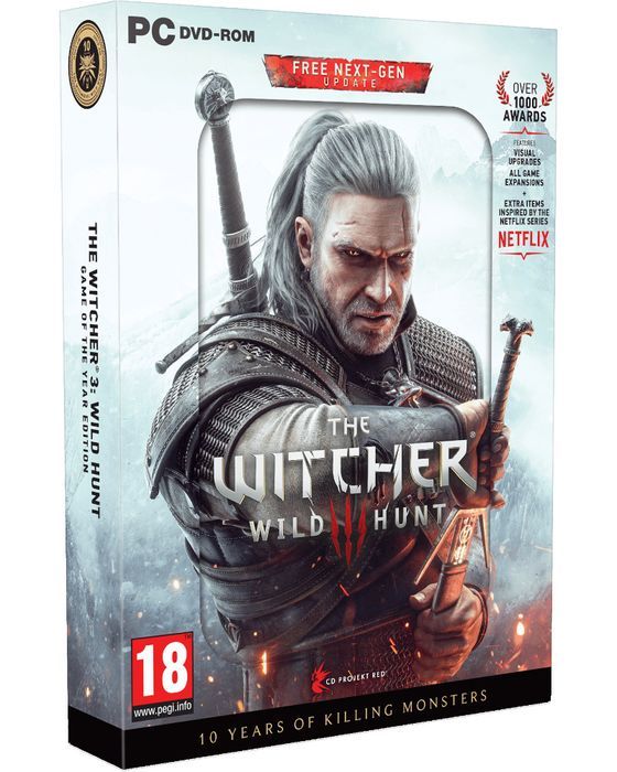 Wiedźmin 3 Dziki Gon - Edycja Gry Roku + Jubileuszowy Steelbook PL PC