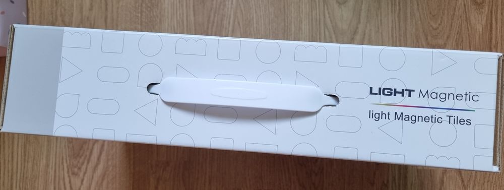 Klocki magnetyczne dla dzieci 3+ świecące 93szt.