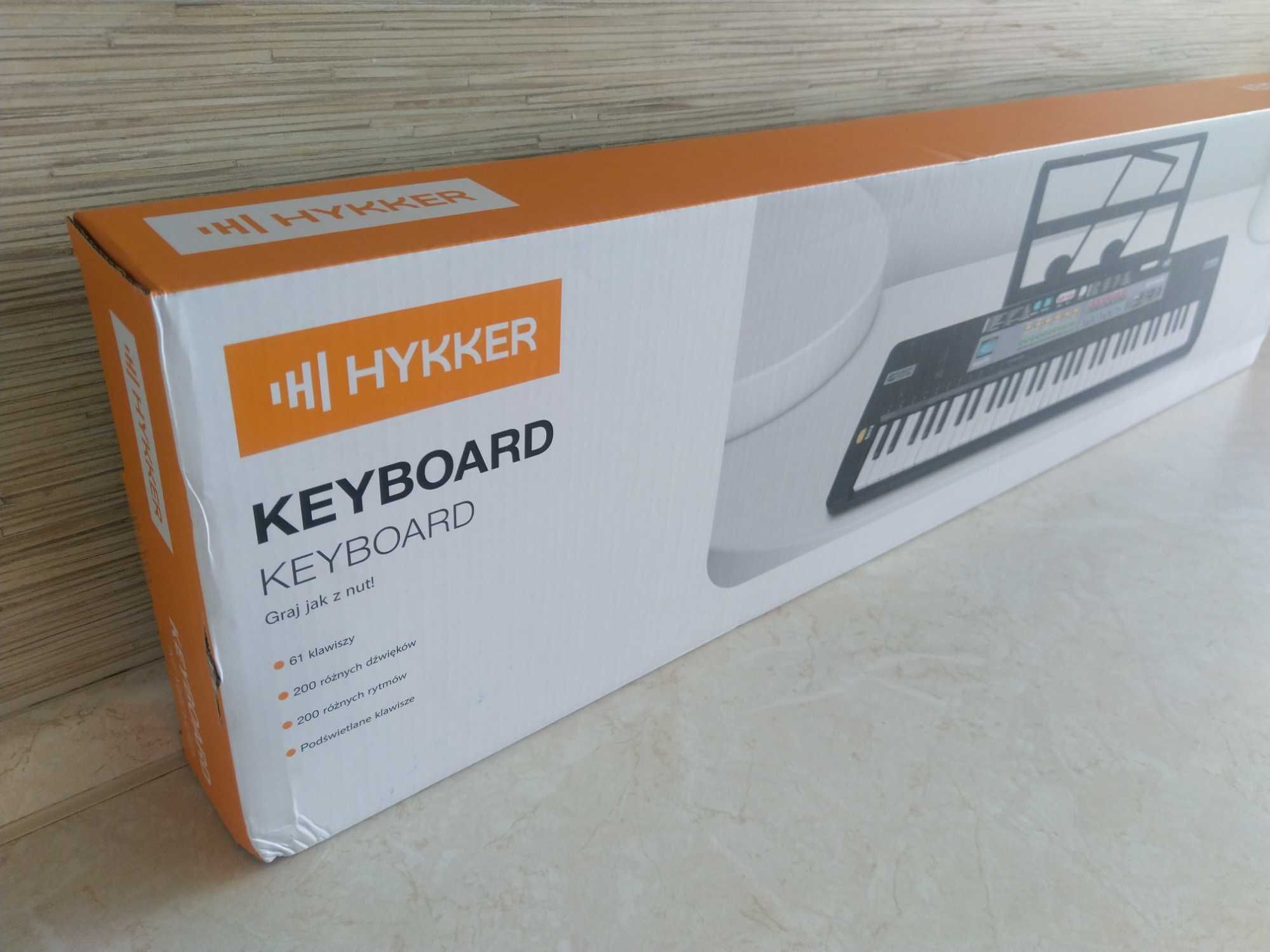 NAJTANIEJ Keyboard Klawiszowy 61el Syntezator Instrument Do Gry Statyw