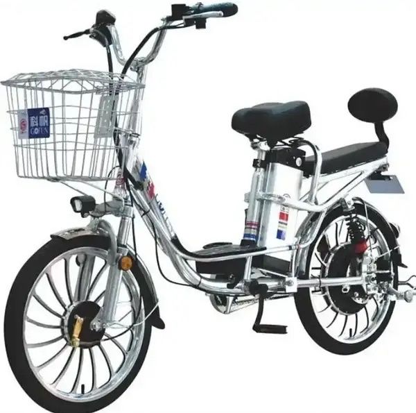 Хит продаж‼️Электровелосипед Gofun 350W акумулятор 48V 10AH Серый