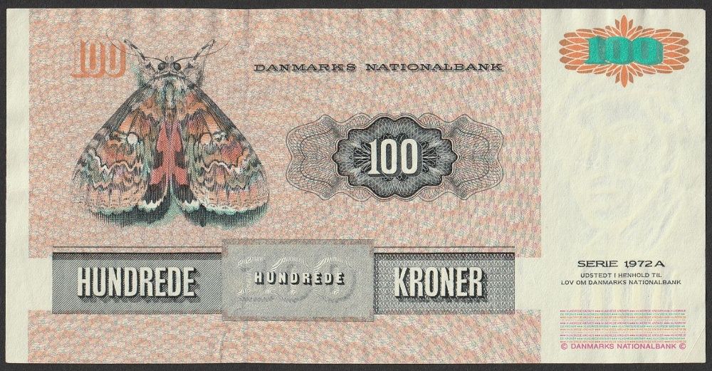Dania 100 koron 1972 - F 8971 E