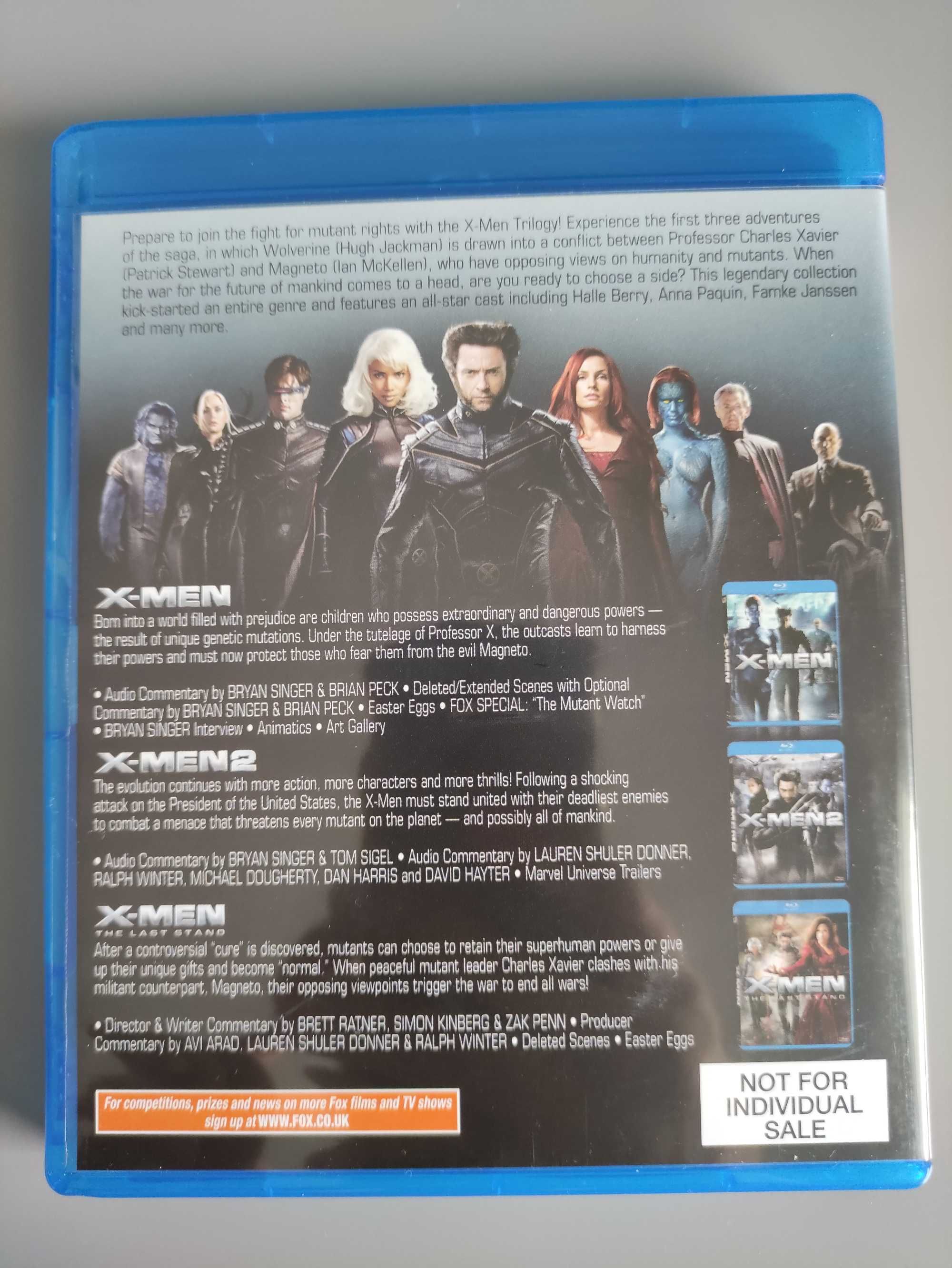 Filmy Blu-ray X-men Trilogy (X-men, X-men 2 oraz X-men The Last Stand)