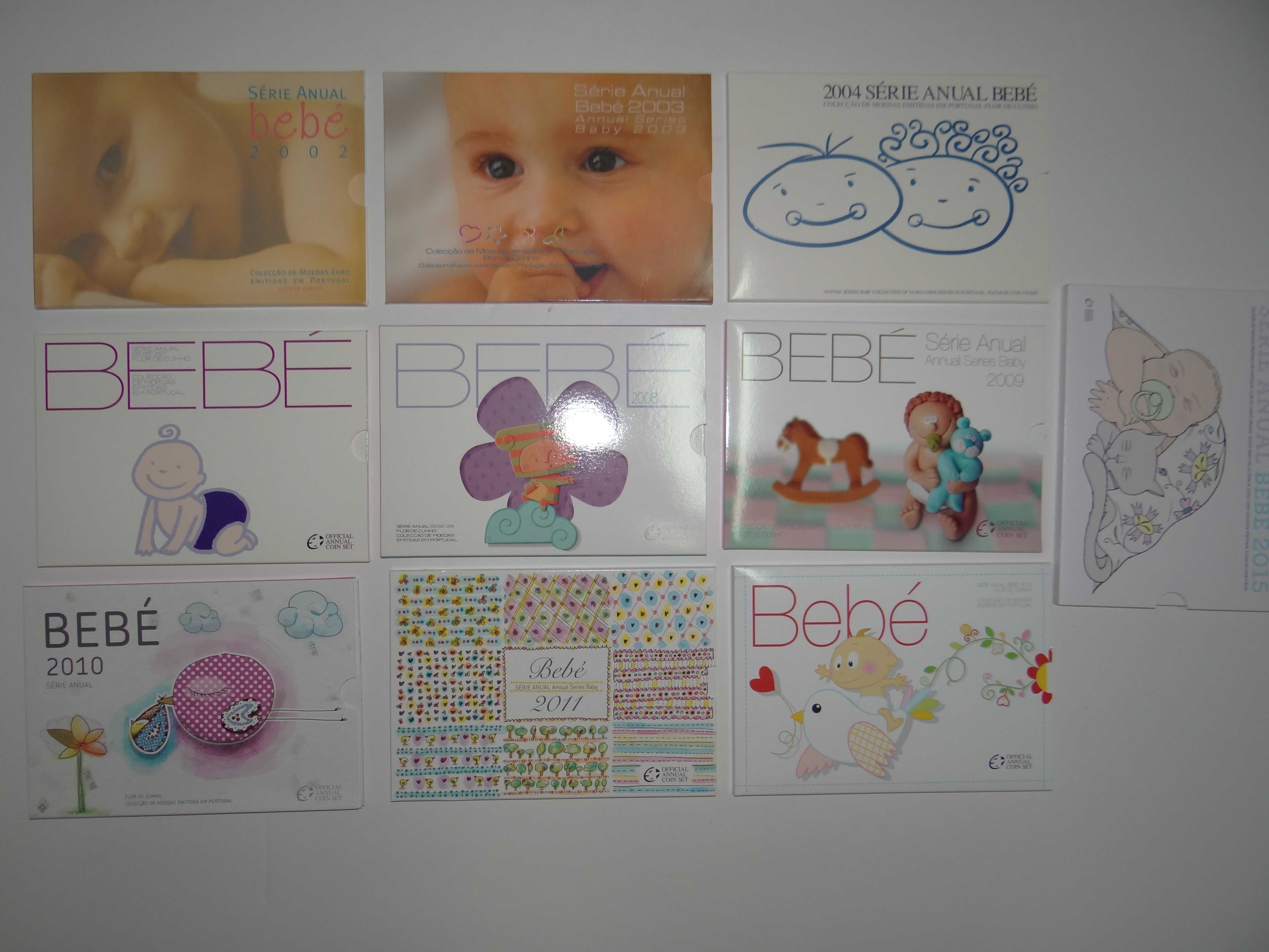 Carteira INCM Bebé Portugal 02, 03, 04, 2008, 09, 10, 11, 12, 15