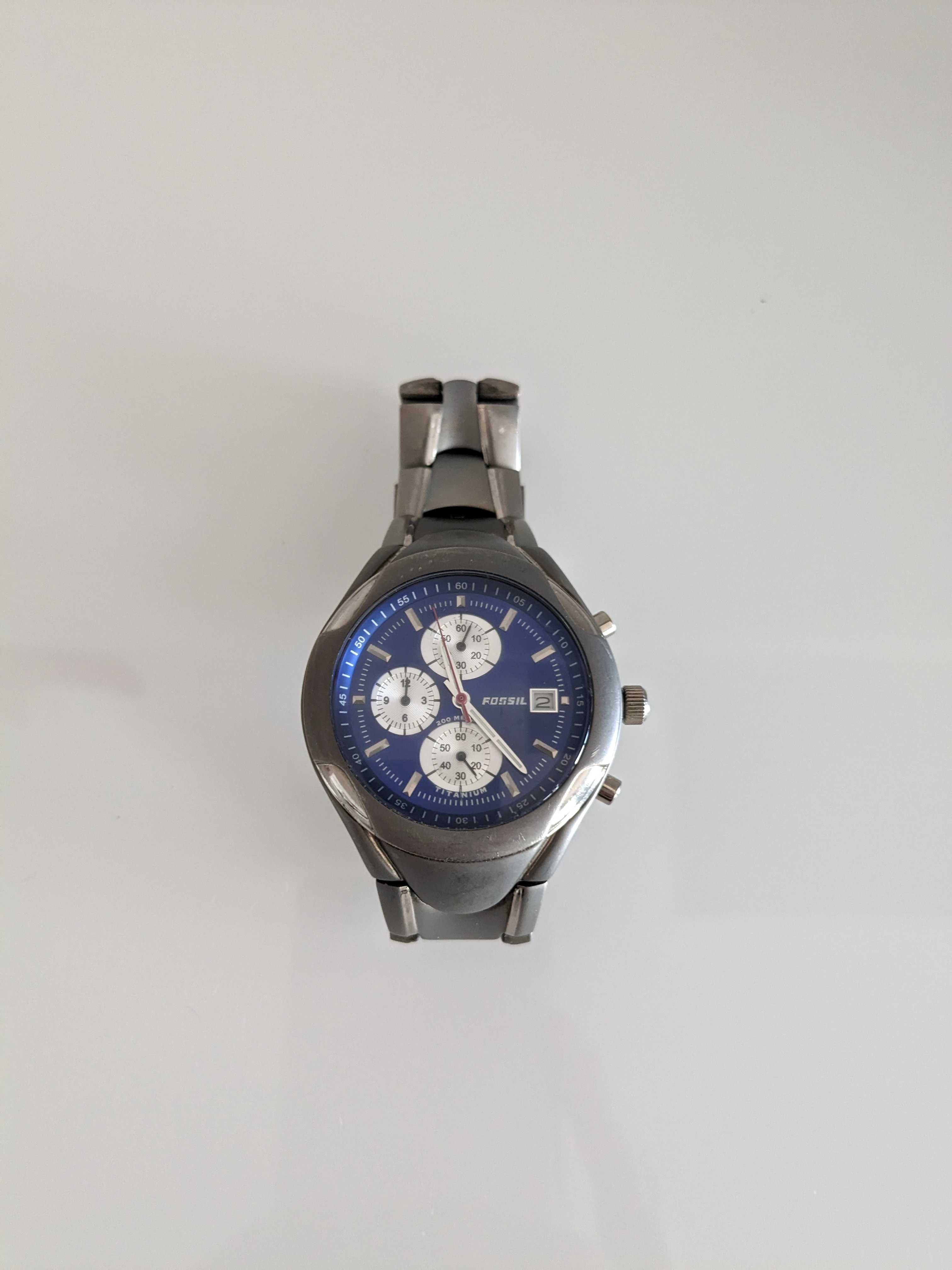 Fossil Titanium Blue